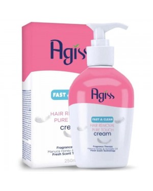 Agiss Tüy Dökücü Krem – Avokado Yağı ve Manuka Balı ile Besleyici, Ağrısız ve Hızlı Tüy Giderme – 250 ml