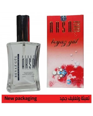 White Rose Perfume, Turkish Women's Perfume, Essence Fragrance For Women, Free-Alcohol Essential Oil, BEYAZ GÜL Perfume, 50ml Spray