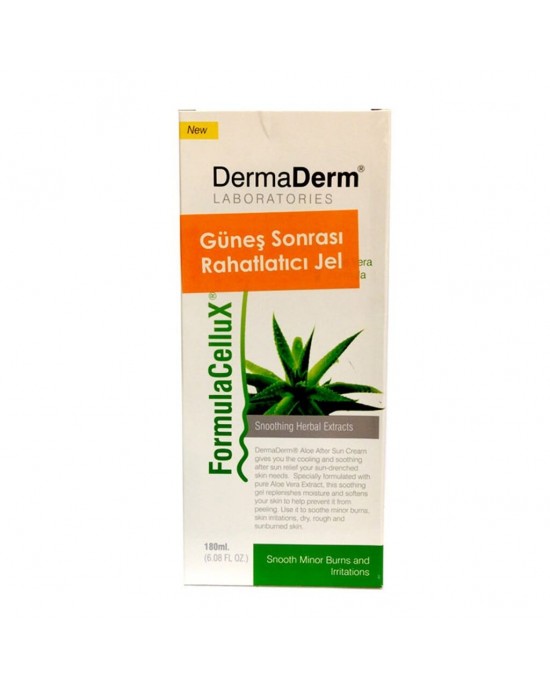 DermaDerm After Sun Soothing Gel, Herbal Extracts, 180 ml