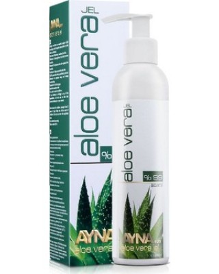 Ayna Sun Bioactive Aloe Vera Gel 99%, Original Pure Aloe Vera Gel with Vitamin E, Panthenol, Allantoin, 200 ml