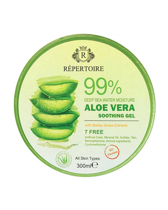 Best Selling RÉPERTOIRE Aloe Vera Gel in Turkey, Original 99% Korean Aloe Vera, Free of the 7 Additives, 300ml