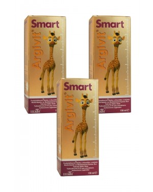 مجموعة شراب أرجيفيت سمارت Argivit Smart للأطفال, تعزيز التركيز والوضوح العقلي والذاكرة, 3 عبوات بسعة 150 مل مجموعة شراب أرجيفيت سمارت Argivit Smart للأطفال, تعزيز التركيز والوضوح العقلي والذاكرة, 3 عبوات بسعة 150 مل