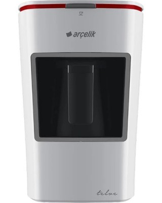 Arcelik K-3300 White Ground Turkish Coffee Maker, Turkish Coffee Machines, coffe maker,Espresso makers, Best home espresso machine,Small coffee maker