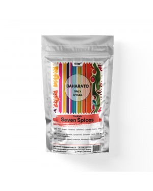 Turkish Seven Spices - Organic Mediterranean Blend for Culinary Excellence, Gluten-Free Spice Mix, 50 GR Turkish Seven Spices - Organic Mediterranean Blend for Culinary Excellence, Gluten-Free Spice Mix, 50 GR
