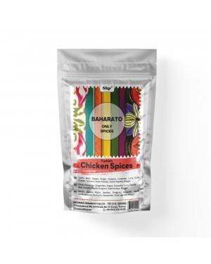 Turkish Chicken Spices, Organic BAHARATO Blend for Flavorful Delights, 50 GR Turkish Chicken Spices, Organic BAHARATO Blend for Flavorful Delights, 50 GR