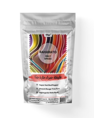 Süper Acı Kırmızı Biber Tozu - Yoğun Doğu Baharatı, BAHARATO, 50 GR