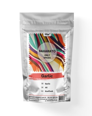 BAHARATO'nun Premium Sarımsak Tozu ile Mutfak Sanatınızı Yükseltin, 50 GR
