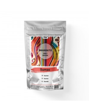 Elevate Your Culinary Creations with BAHARATO's Premium Sumac, 50 GR Elevate Your Culinary Creations with BAHARATO's Premium Sumac, 50 GR