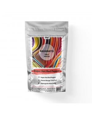 Super Hot Red Pepper Powder - Intense Oriental Spice, 50 GR Super Hot Red Pepper Powder - Intense Oriental Spice, 50 GR