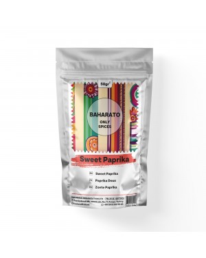 Sweet Paprika - A Symphony of Oriental Flavors, BAHARATO, 50 GR Sweet Paprika - A Symphony of Oriental Flavors, BAHARATO, 50 GR