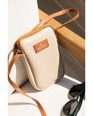 Stylish ESTUTE Shoulder Bag and Handbag, Versatile, Phone Holder with Adjustable Shoulder Strap, Turkish Leather, Brown Color Stylish ESTUTE Shoulder Bag and Handbag, Versatile, Phone Holder with Adjustable Shoulder Strap, Turkish Leather, Brown Color