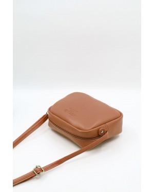 Women's Handbag and Shoulder Bag, Mini Urban Crossbody Bag with Zippered Adjustable Strap, Brown Color Women's Handbag and Shoulder Bag, Mini Urban Crossbody Bag with Zippered Adjustable Strap, Brown Color
