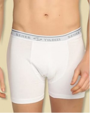 Men's Boxer, Boxer for Men, Turkish Men's Panties, Boxer without Buttons, White Color Men's Boxer, Boxer for Men, Turkish Men's Panties, Boxer without Buttons, White Color