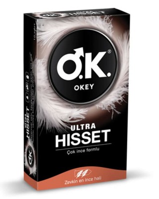 OKEY Ultra Feel Condoms - Premium Quality and Sensual Pleasure, 10 Pieces