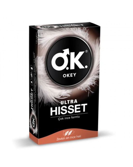 OKEY Ultra Feel Condoms - Premium Quality and Sensual Pleasure, 10 Pieces