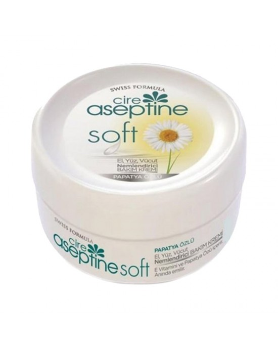 Swiss Formula Cire Aseptine Papatya Extract Moisturizer and Soft Cream, Paraben-Free, 300ml