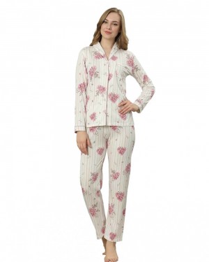 Luxurious Two-Piece Turkish Women's Pajama Set - Long Sleeve Comfort and Style Luxurious Two-Piece Turkish Women's Pajama Set - Long Sleeve Comfort and Style