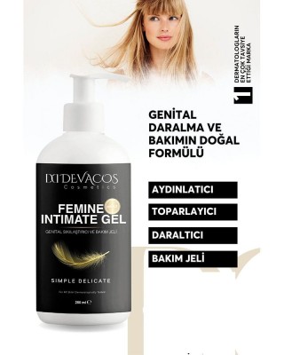 جل فيمين للعناية بالمنطقة الحساسة, تركيبة طبيعية لتضييق وتفتيح المهبل المترهل واستعادة مرونته, جل نسائي مطهر برائحة منعشة, 300 مل