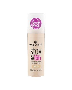 ESSENCE Stay All Day Makeup 10 Soft Beige- Long Lasting Foundation ensures a Smooth and Silky Complexion All Day, 30 ml 1.0 fl. oz