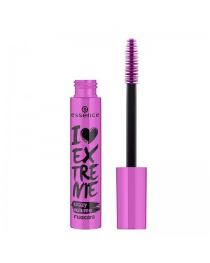 Essence Mascara, I Love Extreme Volume Mascara Crazy Volume, Black, Made in Italy, 12ml
