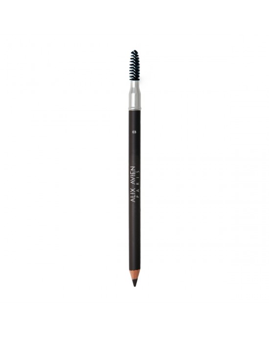 ALIX AVIEN Brow Stylist, Eyebrow Pencil, 03 Black