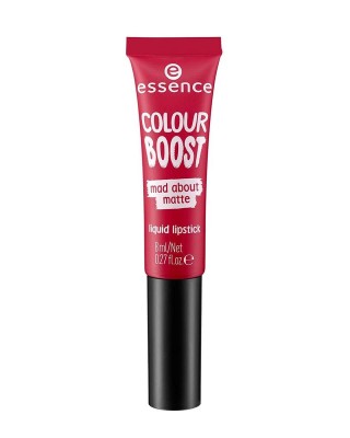 ESSENCE Colour Boost mad about matte Liquid Lipstick, Turkish Lipstick Makeup, 8ml/Net 0.27 fl.oz, 07 Seeing RED