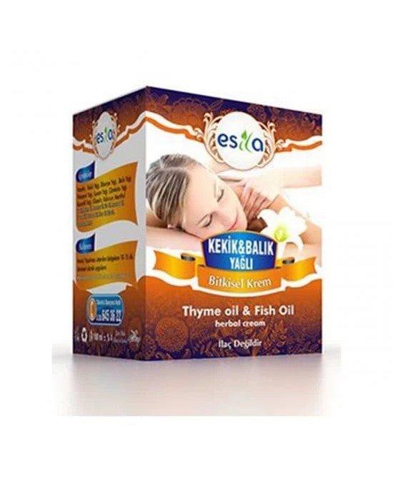 Thyme And Fish Oil, Herbal Cream, Massage Cream, Body Care Cream, 210 ml