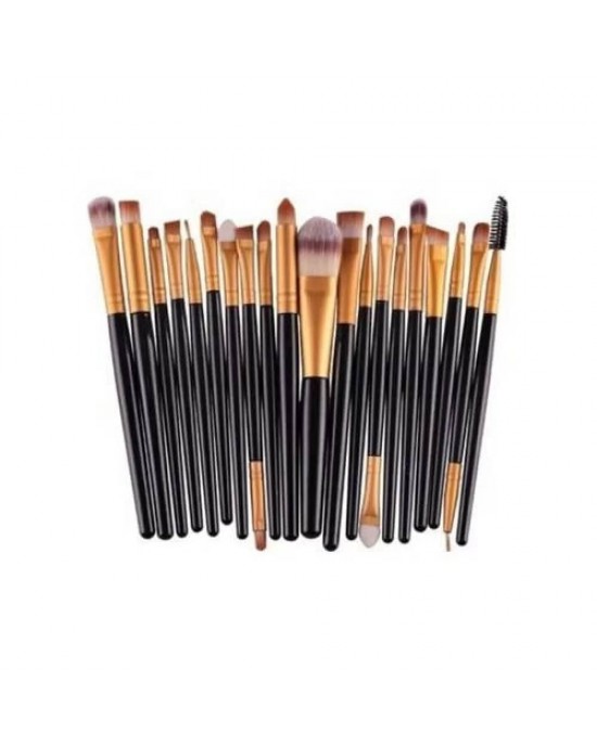 Makeup Brushes 20 PCs Makeup Brush Set, Synthetic Contour Concealers Foundation Powder Eye Shadows Makeup Brushes