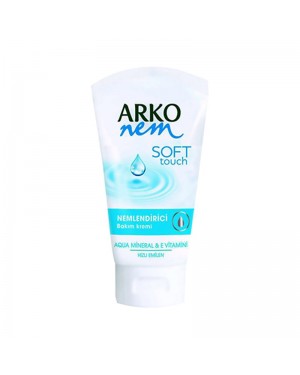 ARKO nem Soft Touch Aqua Mineral Cream with E Vitamin, Skin Smoothing and Nourishing Cream, 75ml
