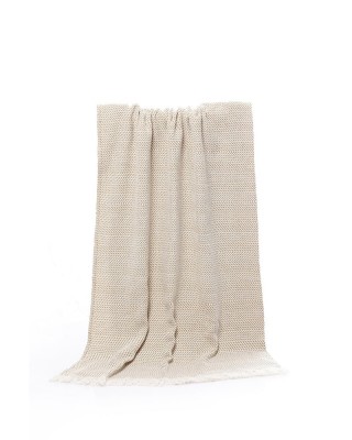 Turkish Cotton Bed Cover Versatile as a bed or sofa cover and as a camping picnic blanket or beach blanket, 200*180 cm