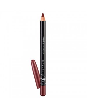 Flormar Lipliner, Waterproof Lip Liner, Cruelty-Free Lip Pencil to Define, Shape & Fill Lips, Brown 222