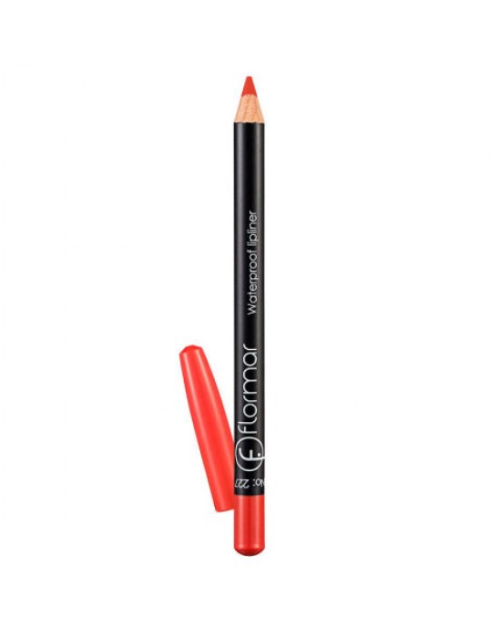 Flormar Lipliner, Waterproof Lip Liner, Cruelty-Free Lip Pencil to Define, Shape & Fill Lips, 24 ml, Color 227