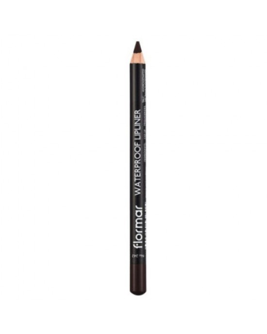 Flormar Lipliner, Waterproof Lip Liner, Cruelty-Free Lip Pencil to Define, Shape & Fill Lips, 24 ml, Deep Bordeaux 242