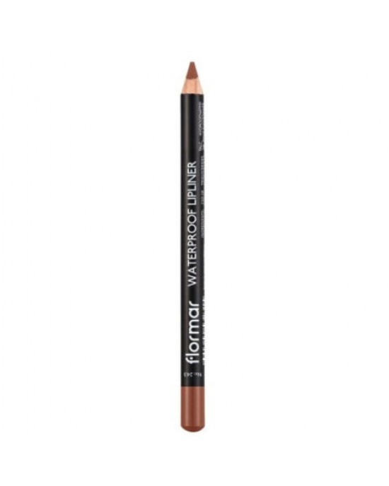 Flormar Lipliner, Waterproof Lip Liner, Cruelty-Free Lip Pencil to Define, Shape & Fill Lips, 24 ml, Hot Cocoa 243