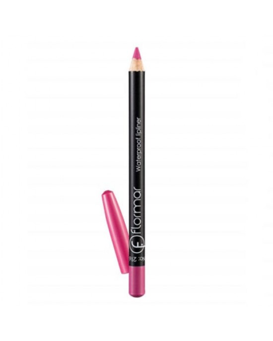 Flormar Lipliner, Waterproof Lip Liner, Cruelty-Free Lip Pencil to Define, Shape & Fill Lips, 24 ml, Color 216