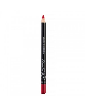 Flormar Lipliner, Waterproof Lip Liner, Cruelty-Free Lip Pencil to Define, Shape & Fill Lips, Dramatic Red 233