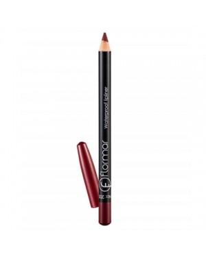Flormar Lipliner, Waterproof Lip Liner, Cruelty-Free Lip Pencil to Define, Shape & Fill Lips, 24 ml, Elegant Bordeaux 205