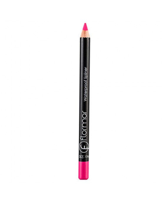 Flormar Lipliner, Waterproof Lip Liner, Cruelty-Free Lip Pencil to Define, Shape & Fill Lips, 24 ml, Expressive Pink 230