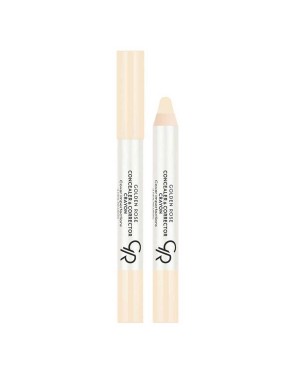 Golden Rose Concealer and Corrector Crayon 01, Cover Imperfections, Long Wearing, Easy Blendable. Vitamin E, Made in Turkey, 4g 0.14oz