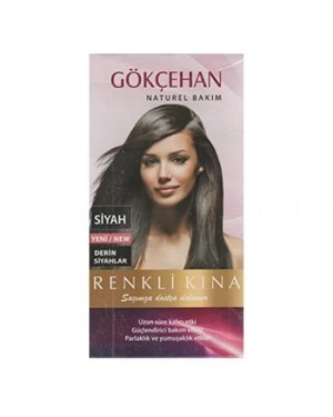 Natural Colored Henna, Turkish Black Henna, Long Lasting Stability, Combined With An Innovative Herbal Mixture To Fix The Color, Black Color