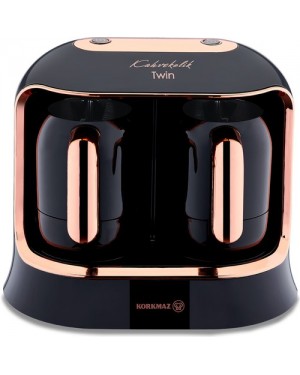 Korkmaz Kahvekolik Deluxe Twin Türk Kahvesi Makinesi, Kahve Makinesi, Süt Köpürtücü Makinesi, Nespresso Makinesi, Süt Buharlı Espresso Makinesi, Şirin Cezve