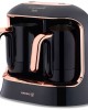 Korkmaz Kahvekolik Deluxe Twin Turkish Coffee Machine, Turkish Coffee Maker, Coffee Machine With Milk Frother, Best Nespresso Machine With Milk Frother, Espresso Maker With Milk Steamer, Cute Coffee Pot