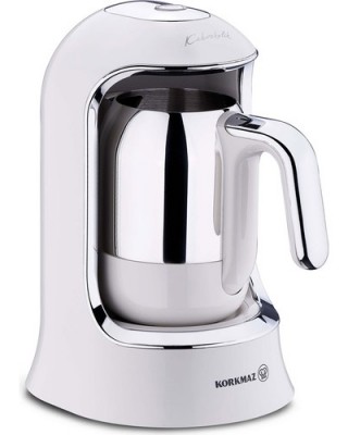 Korkmaz A860-12 Kahvekolik Vanilya Turkish Coffee Machine, Turkish Coffee Maker, Coffee Machine With Milk Frother, Best Nespresso Machine With Milk Frother, Espresso Maker With Milk Steamer, Cute Coffee Pot