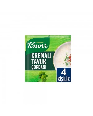 Knorr Kremalı Tavuk Çorbası 69 gr, Gurme Lezzet, Hızlı Yemek Solüsyonu, Besleyici Lokum