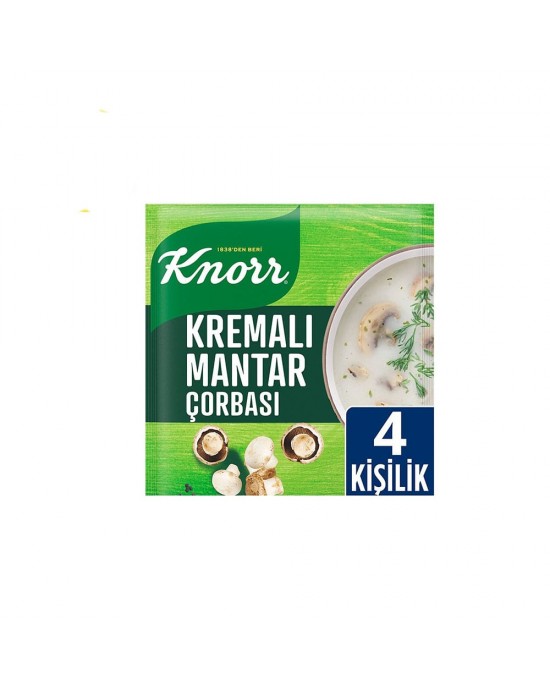 Knorr Creamy Mushroom Soup 63 gr, Quick and Delicious, Savor the Flavor