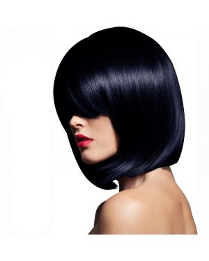 Leoni Permanent Hair Color Cream with Argan Oil Turkish Hair Dye 1.10 Blue Black, N110 60 Ml	