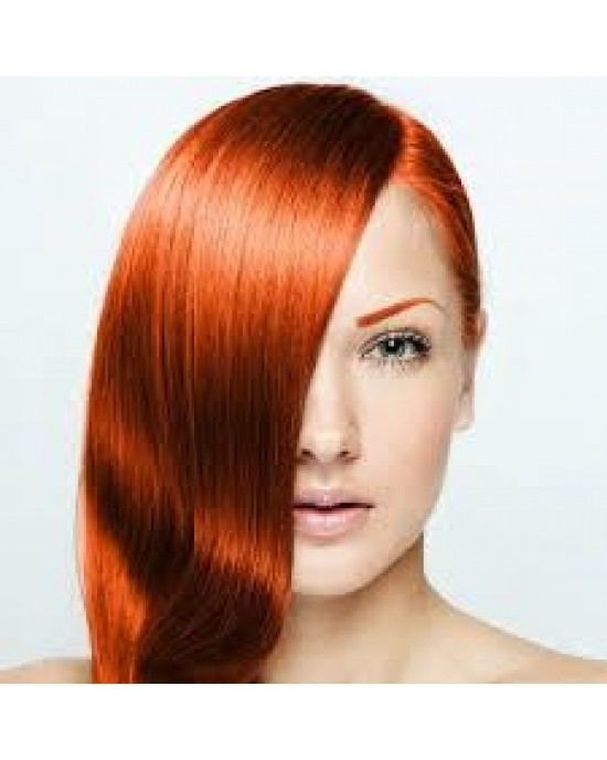 صبغة الشعر بالأعشاب, ليوني Leoni, صبغة شعر تركية بخلاصة زيت الأرغان, تركيبة الزيوت النباتية, صبغة شعر اشقر احمر غامق 6.66, 60 مل