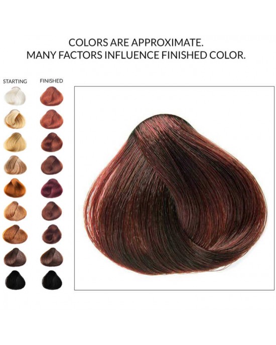 StyleTurk, Leoni Permanent Hair Color Cream with Argan Oil Turkish Hair Dye   Natural Auburn 60 Ml