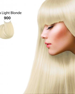 Leoni Permanent Hair Color Cream with Argan Oil Turkish Hair Dye 900 Ultra Super Light Blonde, 900N 60 Ml	