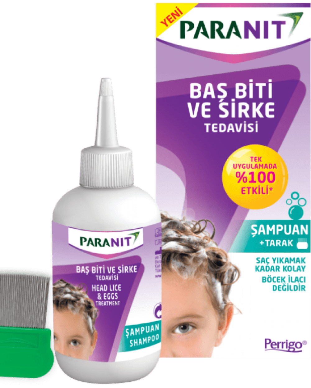 Style Turk, PARANIT Hair Lice Treatment Shampoo to Kill Head Lice and
